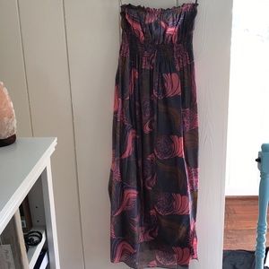 Strapless Tibi maxi dress